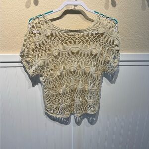 Short sleeve swimsuit cover up